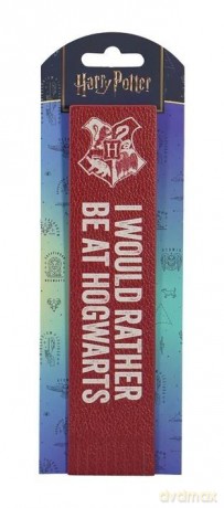 Harry Potter Zakładka skórzana - I Would Rather