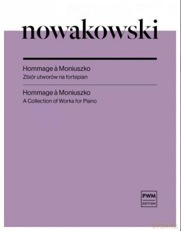 Hommage a Moniuszko - zbiór utworów - Józef Nowakowski [KSIĄŻKA]