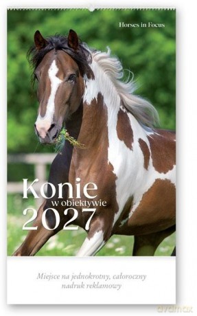 Kalendarz 2027 reklamowy Konie w obiektywie [KALENDARZ]