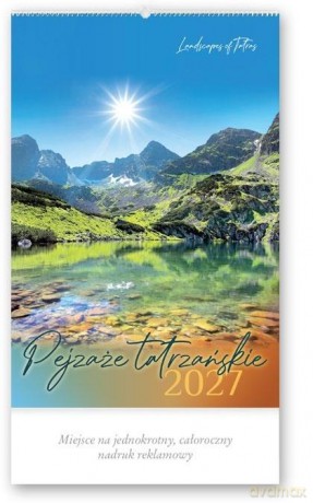 Kalendarz 2027 reklamowy Pejzaże tatrzańskie [KALENDARZ]