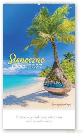 Kalendarz 2027 reklamowy Słoneczne wakacje [KALENDARZ]
