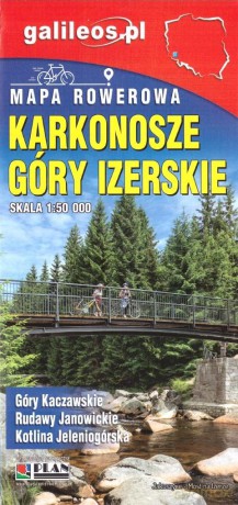 Karkonosze, Góry Izerskie - mapa rowerowa
