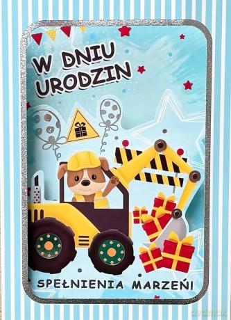 Karnet B6 Urodziny