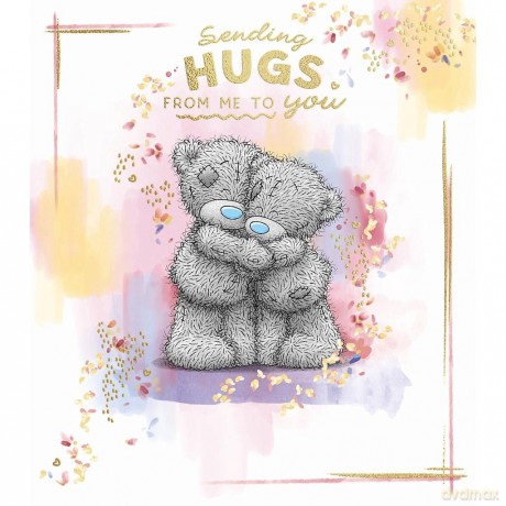 Karnet Urodziny Sending hugs from me to you