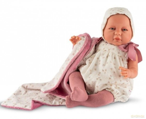 Kolekcjonerska lalka hiszpańska Reborn Emma 46cm