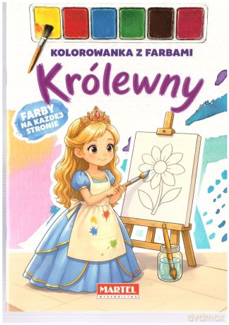 Kolorowanka z farbami Królewny [KSIĄŻKA]
