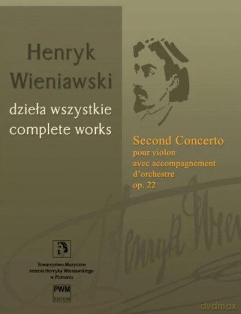 Koncert skrzypcowy na skrzypce i orkiestrę op. 22 - Henryk Wieniawski [KSIĄŻKA]