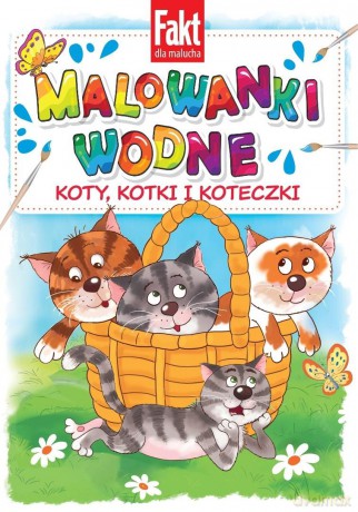 Koty, kotki i koteczki. Malowanki wodne [KSIĄŻKA]