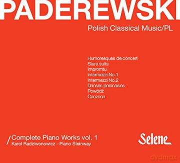 I. J. Paderewski: Paderewski: Complete Piano Works Vol.1 [CD]
