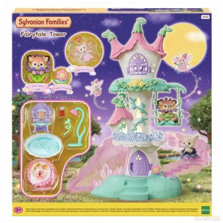 Magiczna baśniowa wieża z figurkami [FIGURKA]