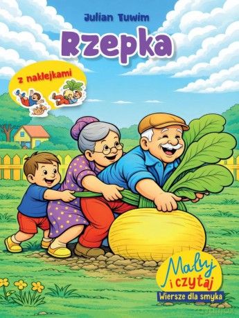 Maluj i czytaj. Wiersze dla smyka. Rzepka - Julian Tuwim [KSIĄŻKA]