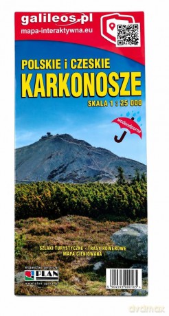 Mapa turyst. Polskie i Czeskie Karkonosze 1:25 000