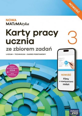 MATeMAtyka LO 3 Nowa Matematyka Karty pracy + zbiór zakres podstawowy [KSIĄŻKA]