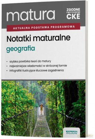 Matura 2027 Geografia Notatki zakres rozszerzony [KSIĄŻKA]