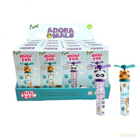 Mini wiatraczek USB Adoramals Wild MIX