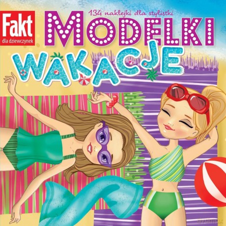 Modelki. Wakacje. 134 naklejki dla stylistki [KSIĄŻKA]