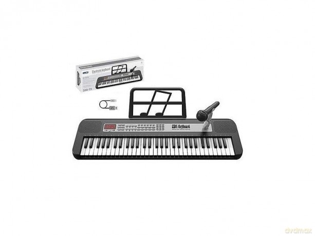 Organy 61 klawiszy z mikrofonem USB
