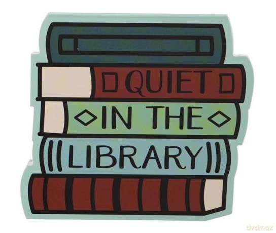 Pulteney Press Notes pocket Cisza w bibliotece