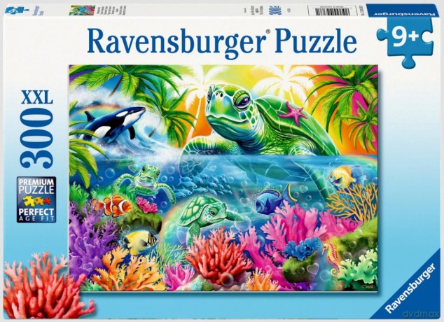 RAVENSBURGER 2D 300 el. Skarby oceanu [PUZZLE]