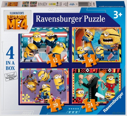 RAVENSBURGER 2D 4w1: Minionki [PUZZLE]