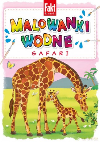 Safari. Malowanki wodne [KSIĄŻKA]