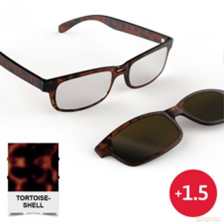 Sun Readers Okulary przeciwsłoneczne brąz +1.5