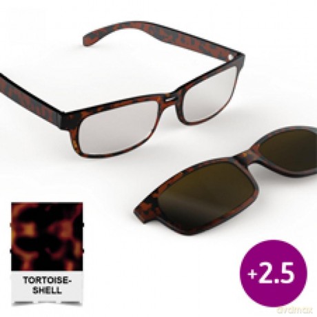 Sun Readers Okulary przeciwsłoneczne brąz +2.5