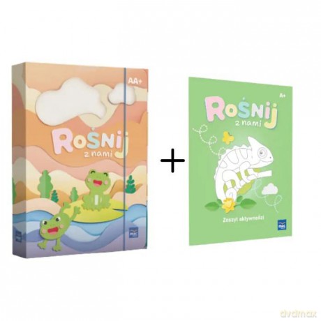 Superpakiet Rośnij z nami. Poziom A i A+ +Zeszyt.. [KSIĄŻKA]
