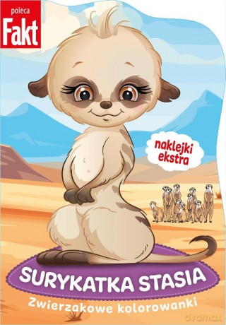 Surykatka Stasia naklejki ekstra [KSIĄŻKA]