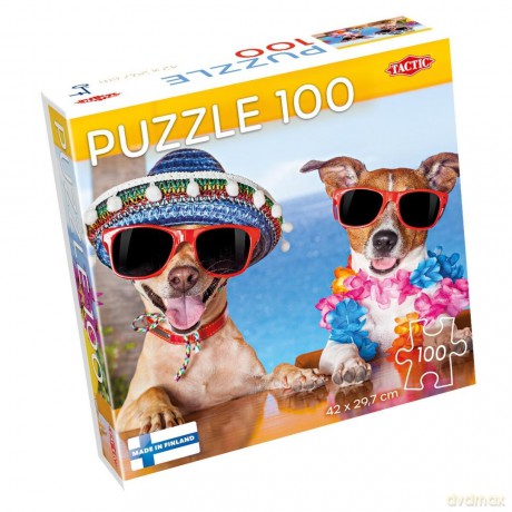 TACTIC 100 el. Dogs on a beach [PUZZLE]