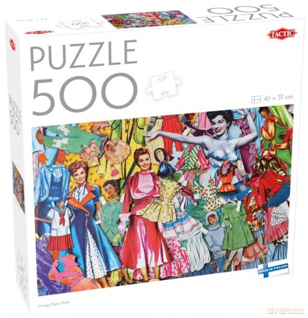 TACTIC 500 el. Vintage Paper Dolls [PUZZLE]