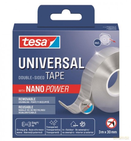 Taśma montażowa dwustronna Nano 3m x 30mm