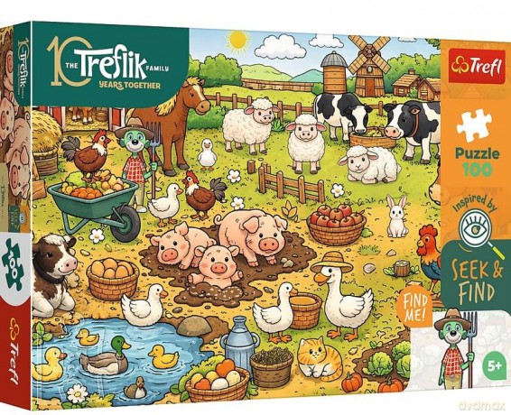 TREFL 100 el. Wieś [PUZZLE]
