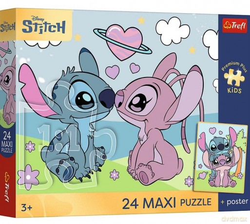 TREFL 24 el. Maxi Marzenia Lilo i Stitcha [PUZZLE]