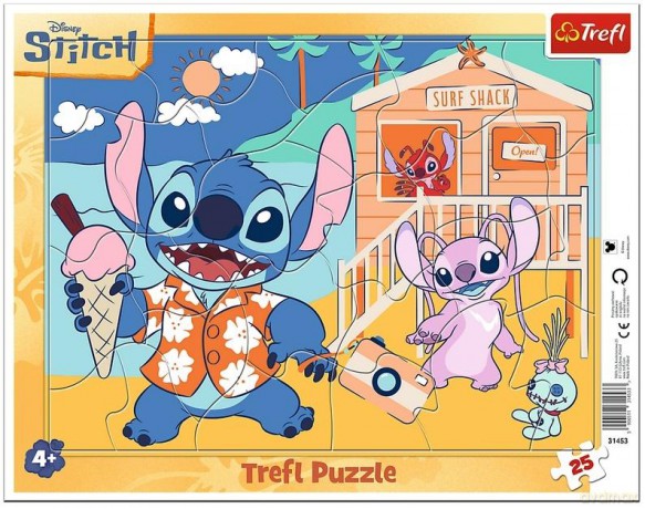 TREFL 25 el. ramkowe Radosny Stitch [PUZZLE]