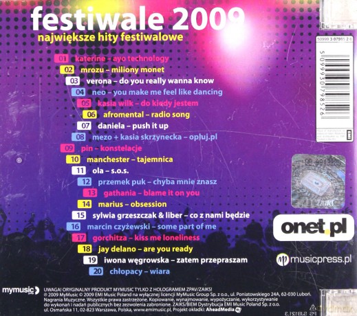 Różni Wykonawcy: Festiwale 2009 [CD]