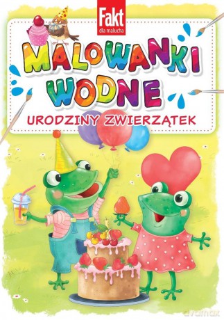 Urodziny zwierzątek. Malowanki wodne [KSIĄŻKA]