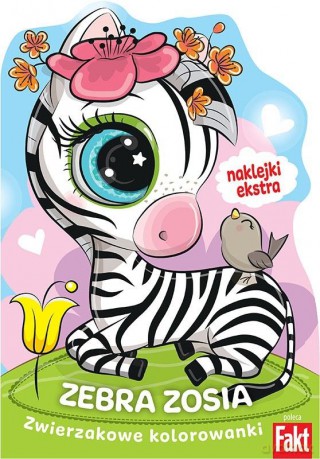 Zebra Zosia naklejki ekstra [KSIĄŻKA]