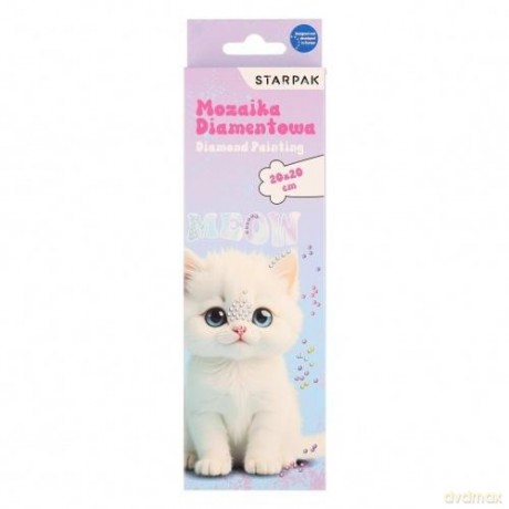 Zestaw kreatywny Mozaika diamentowa Kitty [KSIĄŻKA]