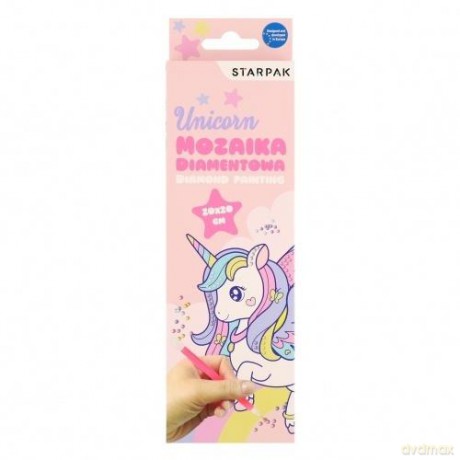 Zestaw kreatywny Mozaika diamentowa Unicorn [KSIĄŻKA]