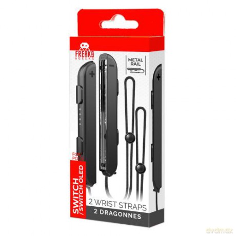 Freaks And Geeks - Joy-Con hand wrist strap *1 pair Black
