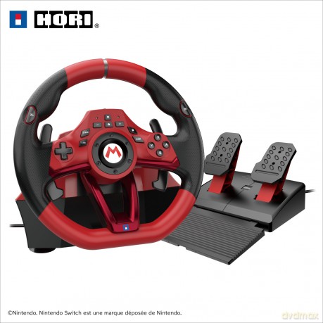 HORI - Mario Kart Racing Wheel Pro DELUXE - Red - 11 inches (28 cm)