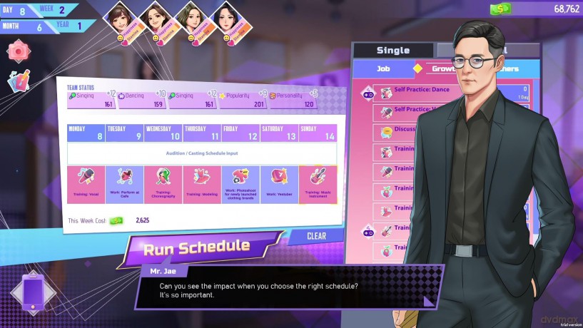 K-pop Idol Stories: Road to Debut [GRA SWITCH]