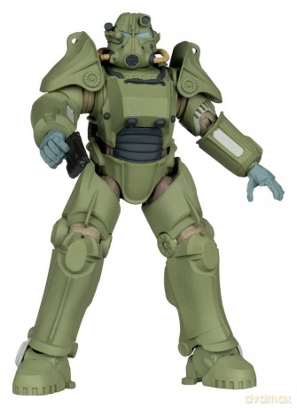Fallout 76 Gaming Edition Action Figure T-45 Military Armor (Red Platinum Edition) 20 cm [FIGURKA]
