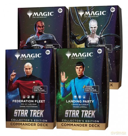Magic the Gathering Star Trek Collector's Edition Commander Decks Case (4) english [KARTY]