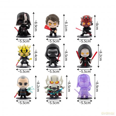 Star Wars Cosbi Mini Figures Dark Side 8 cm Blind Box [FIGURKA]