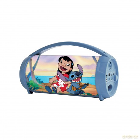 Głośnik bluetooth z mikrofonem Stitch - efekty świetlne, karaoke BTP585DZ