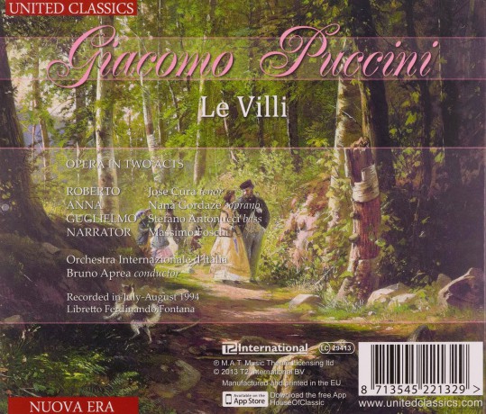 Puccini: Le Villi [CD]