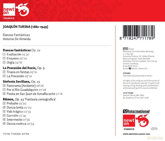 Turina: Danzas Fantasticas [CD]