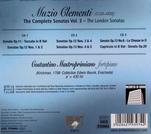 Mastroprimiani: Complete Sonatas Vol. III [CD]